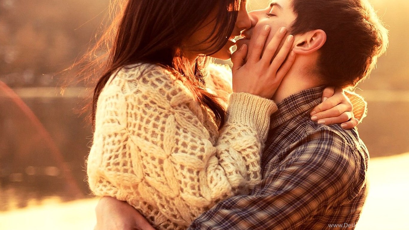 Romantic Hot Kissing Cute Love Couple Kissing Wallpaper High. Desktop Background