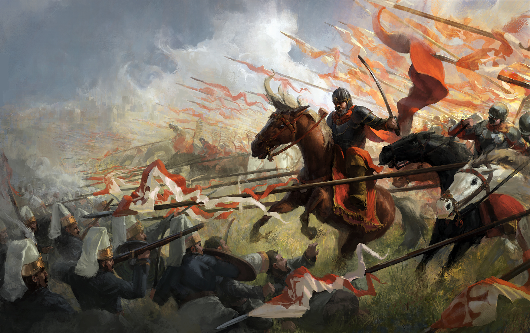 Winged Hussars HD wallpaper, Background