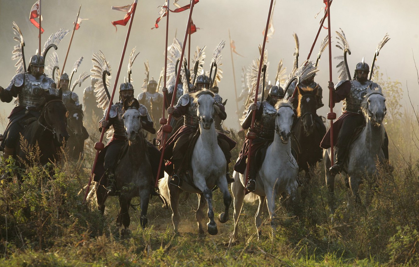 Wallpaper history, The time of troubles, Polish winged hussars image for desktop, section фильмы