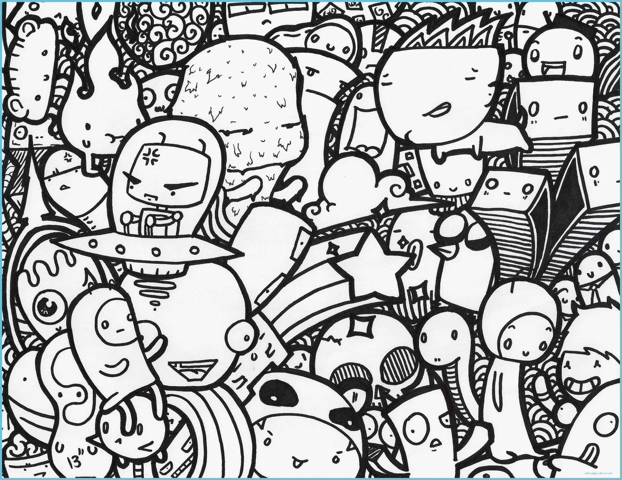 How Will Doodle Wallpaper Black And White Be In The Future. Doodle Wallpaper Black And White