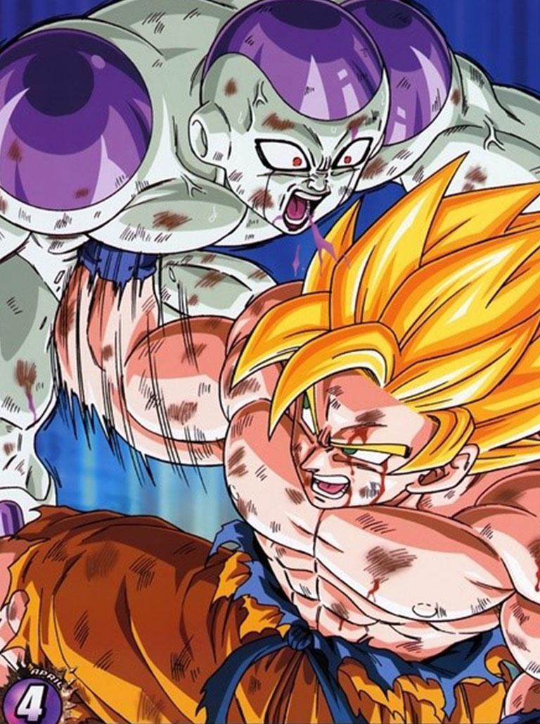 Goku vs Freezer Wallpaper art for Android