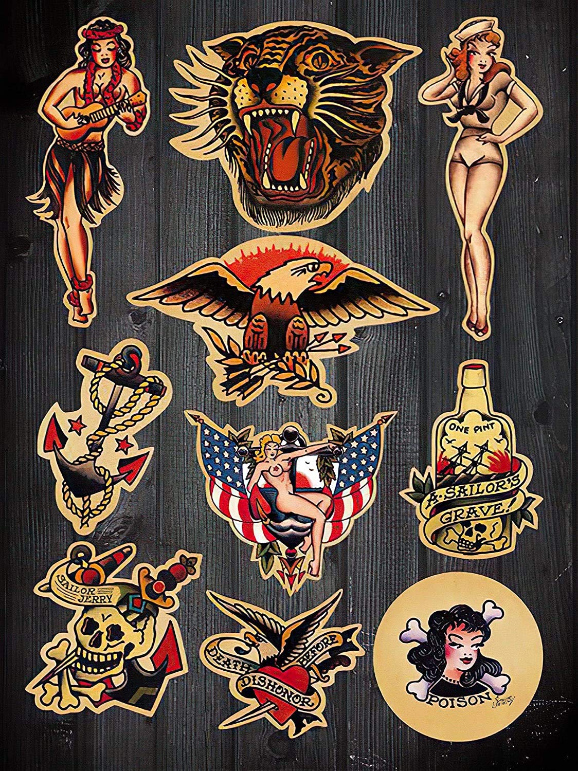 Wall Decals & Stickers Sailor Jerry Wall Sticker Home, Furniture & DIY