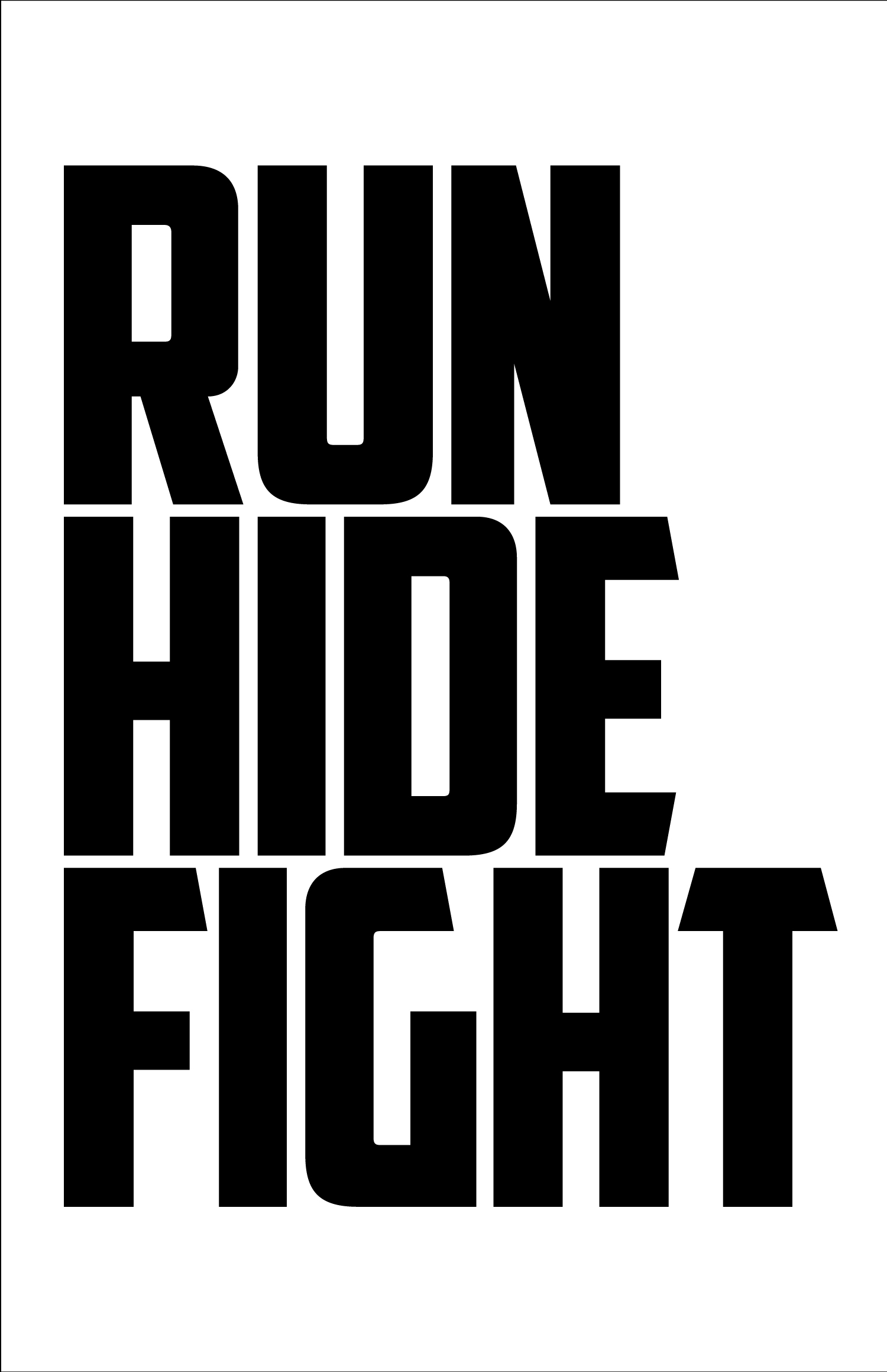 Run Hide Fight Poster 1
