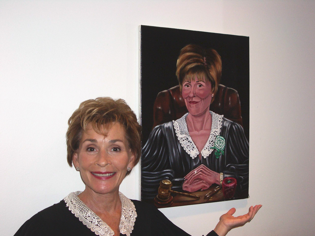 Judge Judy next to