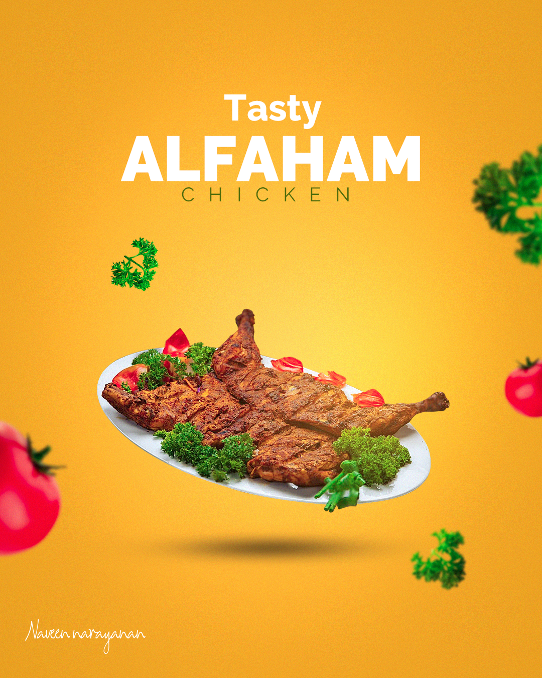 Alfaham Chicken. Food design, Food photography, Food