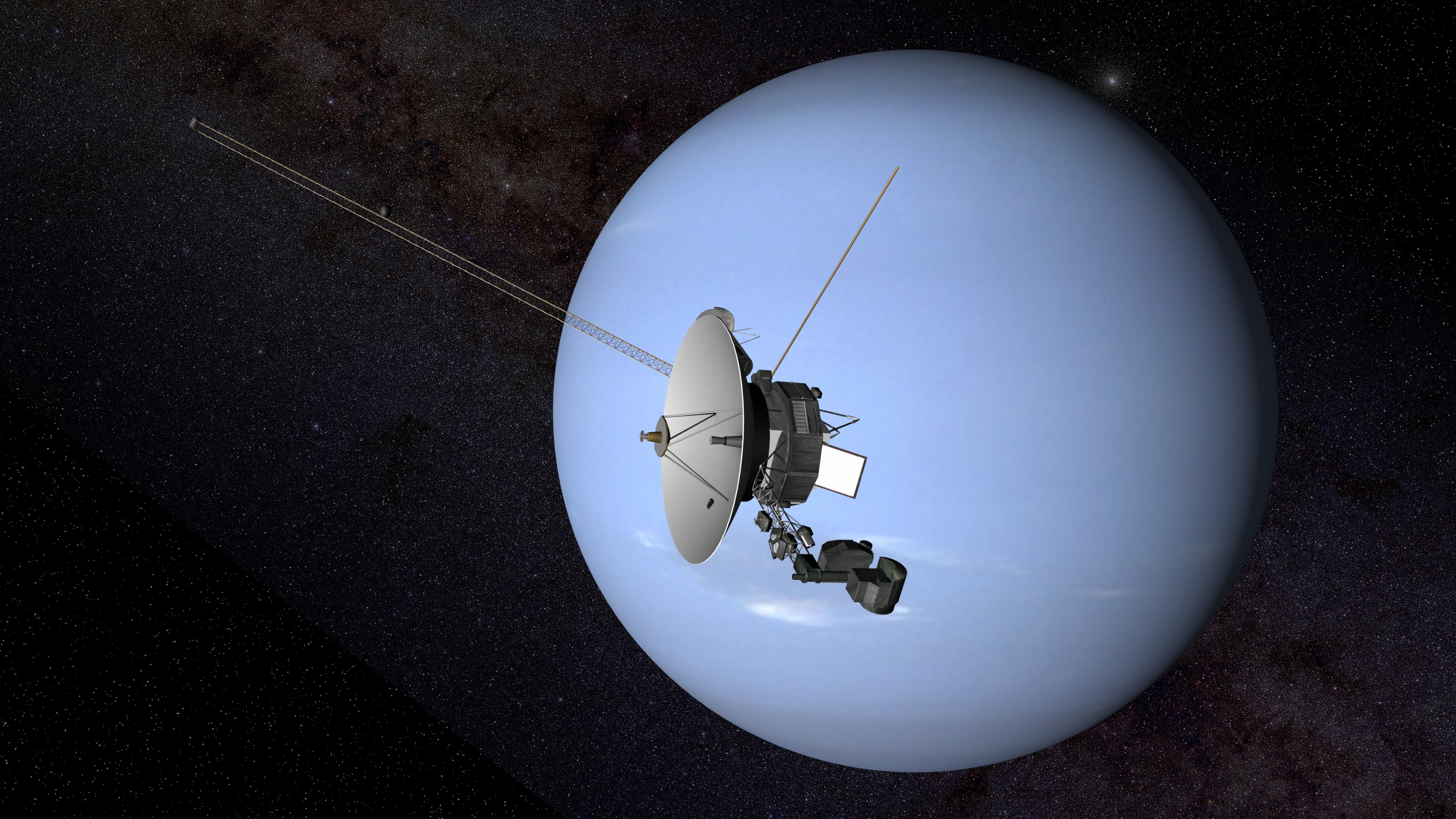 Voyager spacecraft 4k Ultra HD Wallpaper