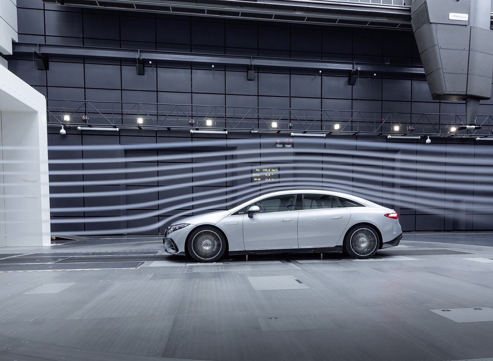 2022 Mercedes Benz EQS Aerodynamics Wallpaper