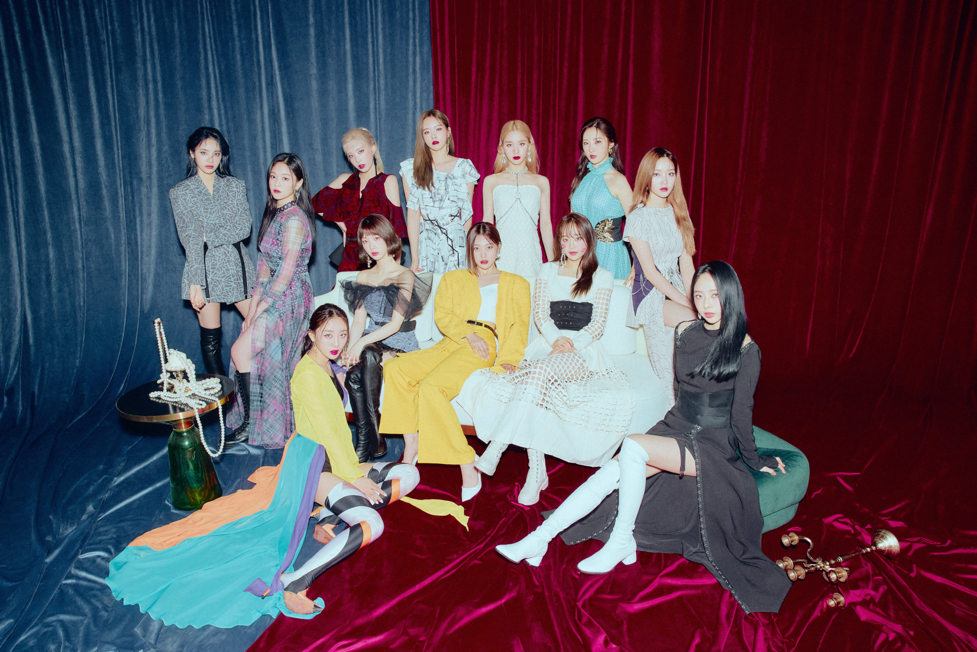 LOONA And PTT (Paint The Town) Concept Photo (HD HQ)-Pop Database Dbkpop.com