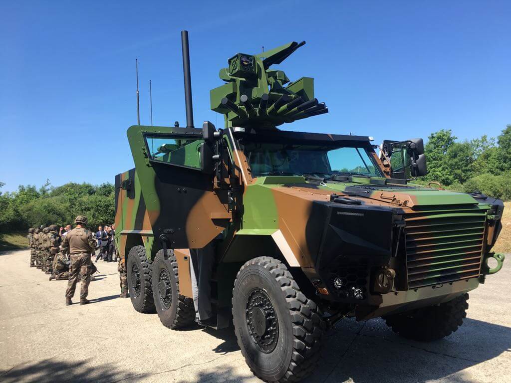 One of the first delivered VBMR Griffon, the replacement of the VAB as a general multi role transport vehicle [1024x768]