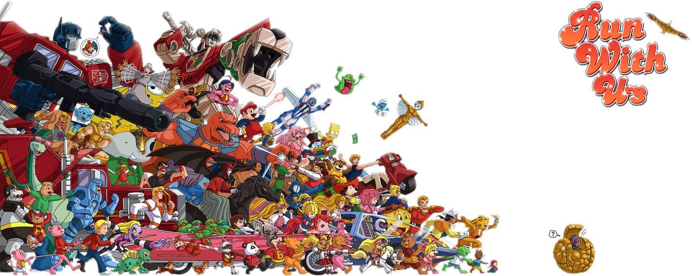 80s Cartoon Wallpaper