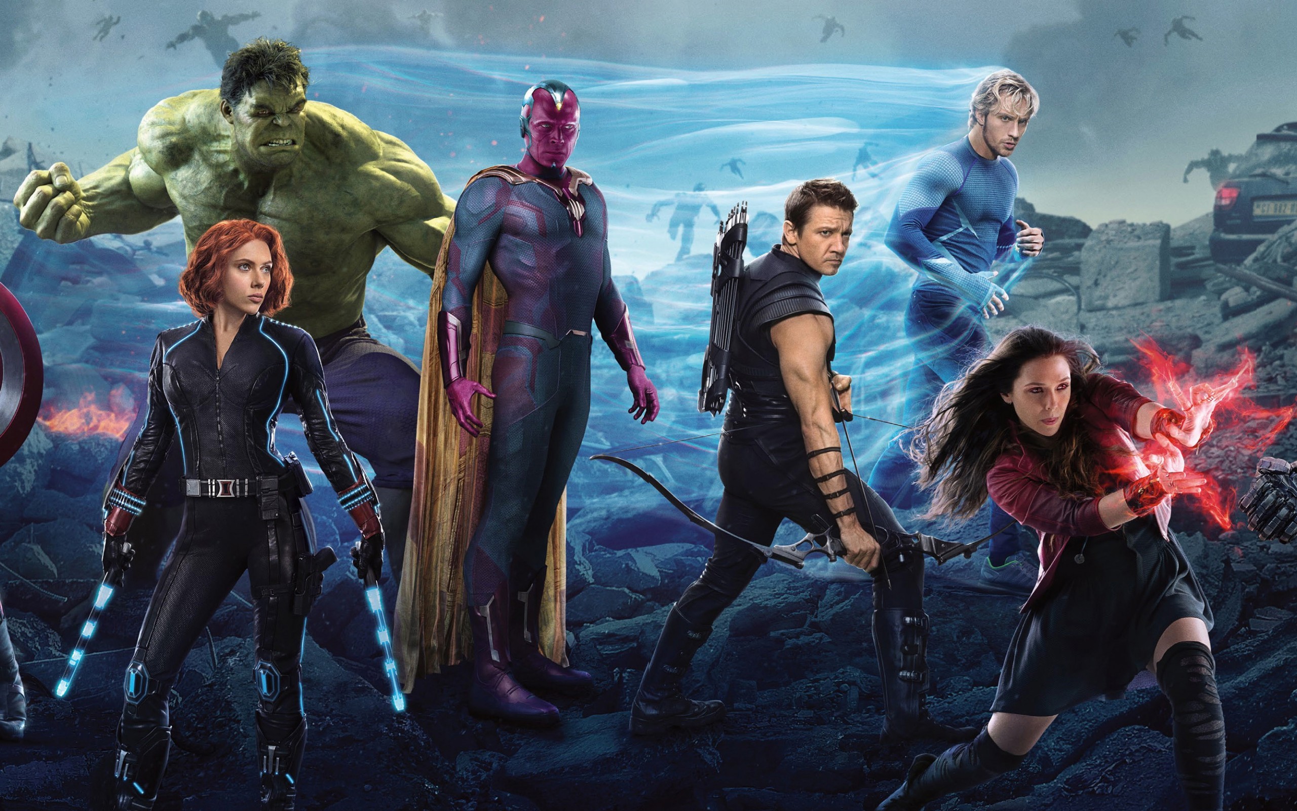 Avengers, Avengers age of ultron, Thor, Captain america, Black widow, Hulk, Hawkeye wallpaper