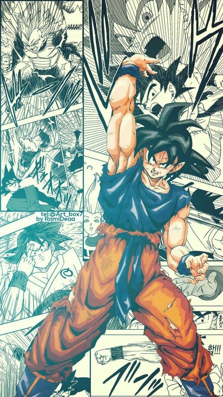 Goku Wallpaper by rxssoap1. Dragon ball super manga, Dragon ball, Dragon ball super goku
