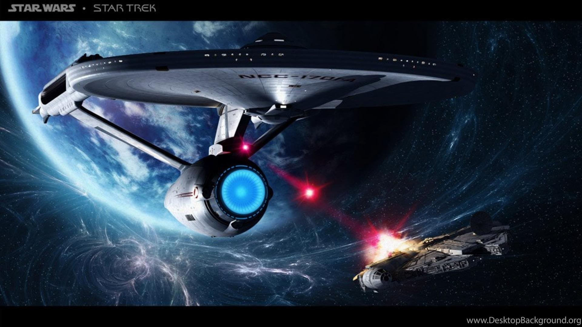 Star Trek Enterprise Fights Spaceship Battle Movie HD Wallpaper. Desktop Background