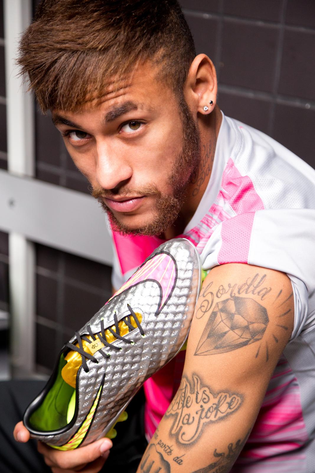Neymar Jrs first tattoo  Neymar Jr
