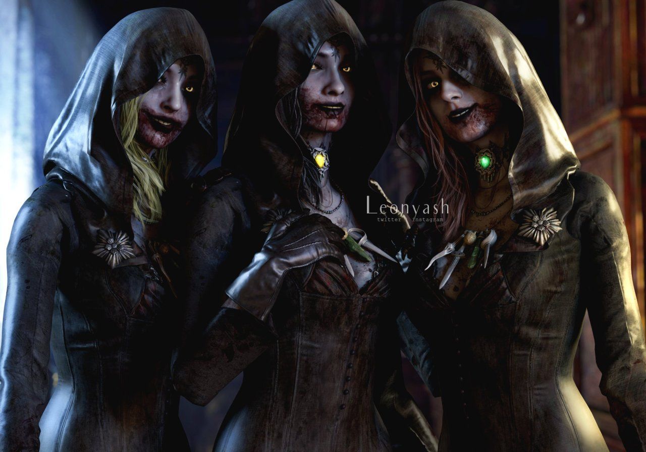 Bela, Cassandra and Daniela. Resident evil girl, Resident evil collection, Resident evil