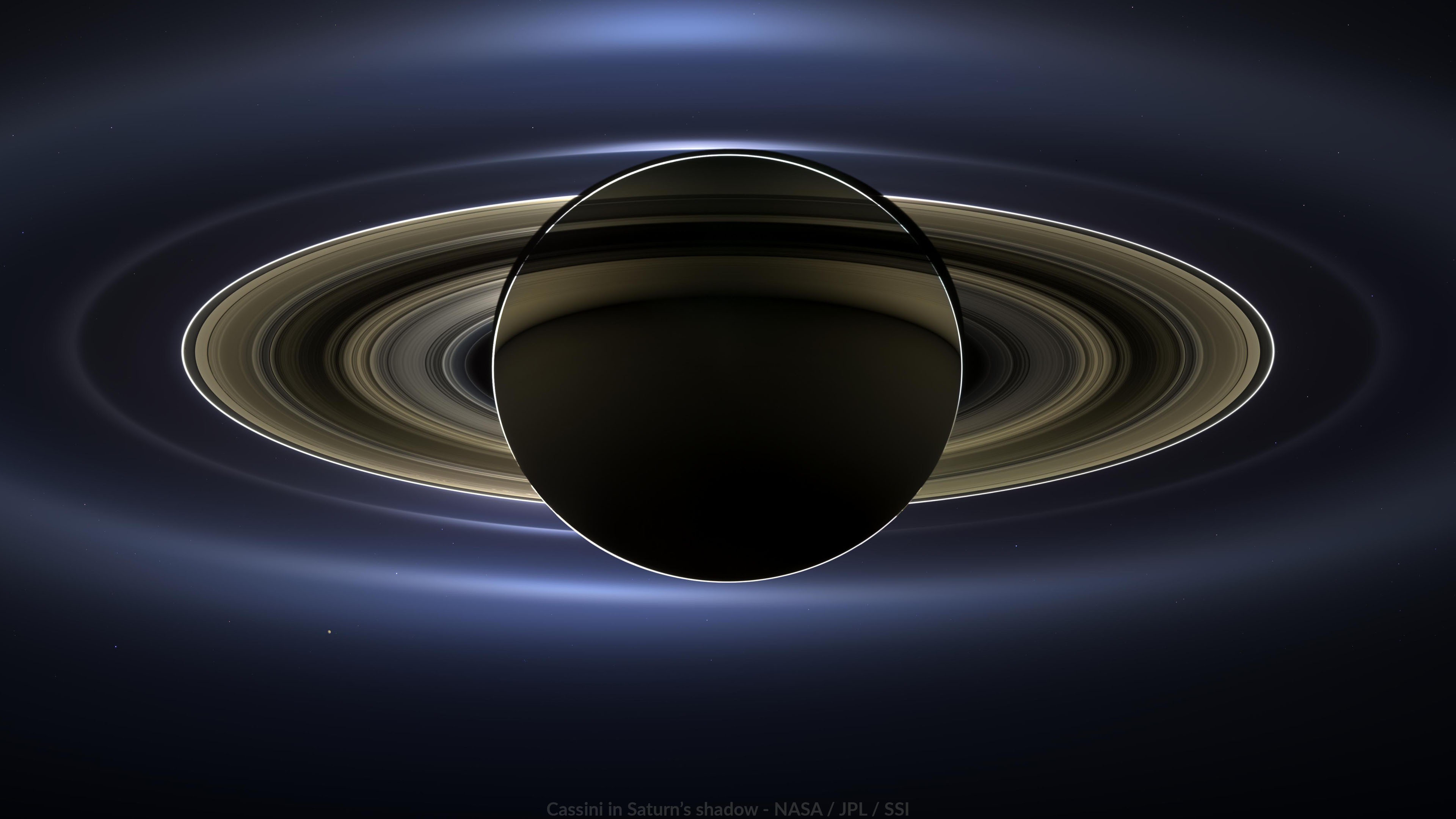 Wallpaper: In Saturn's Shadow The Day the. The Planetary Society