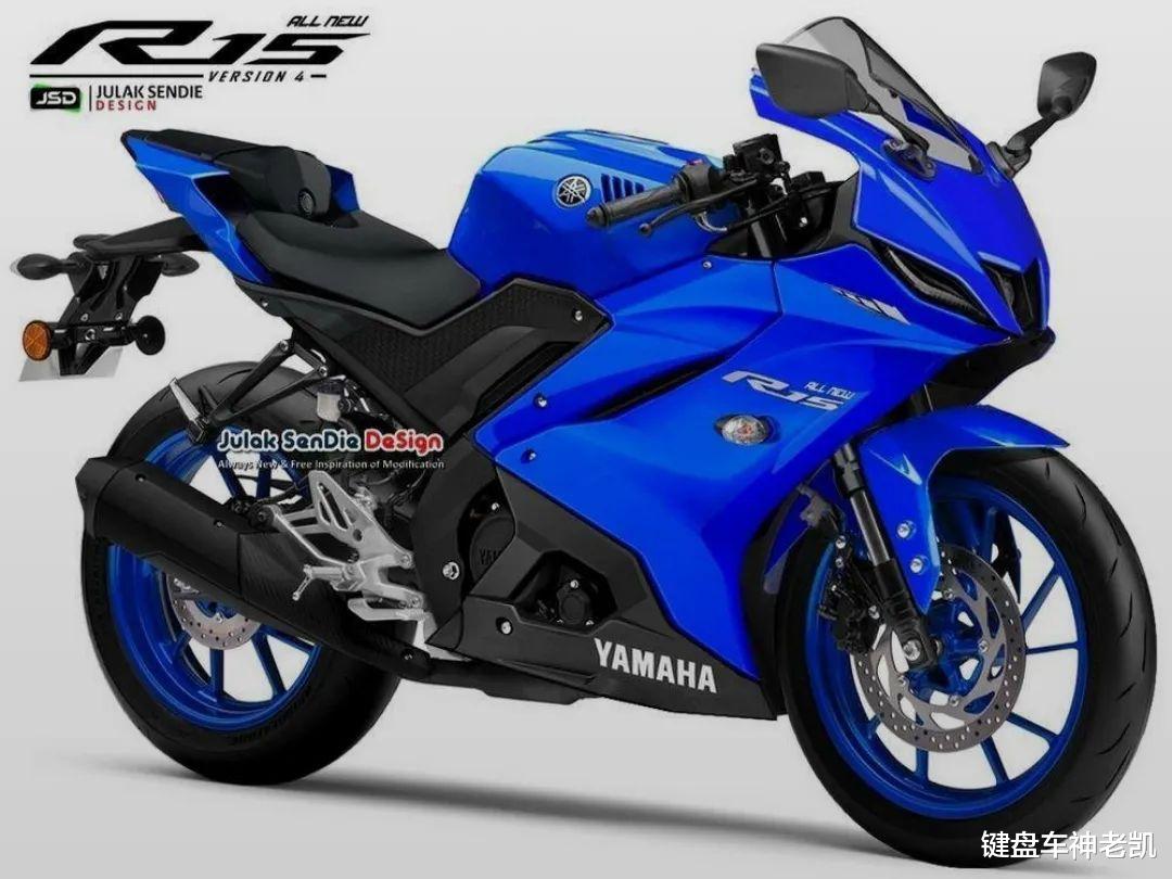 Yamaha R15 V4.0 looks like this?The private version of the renderings is exposed, but there is little hope of introduction