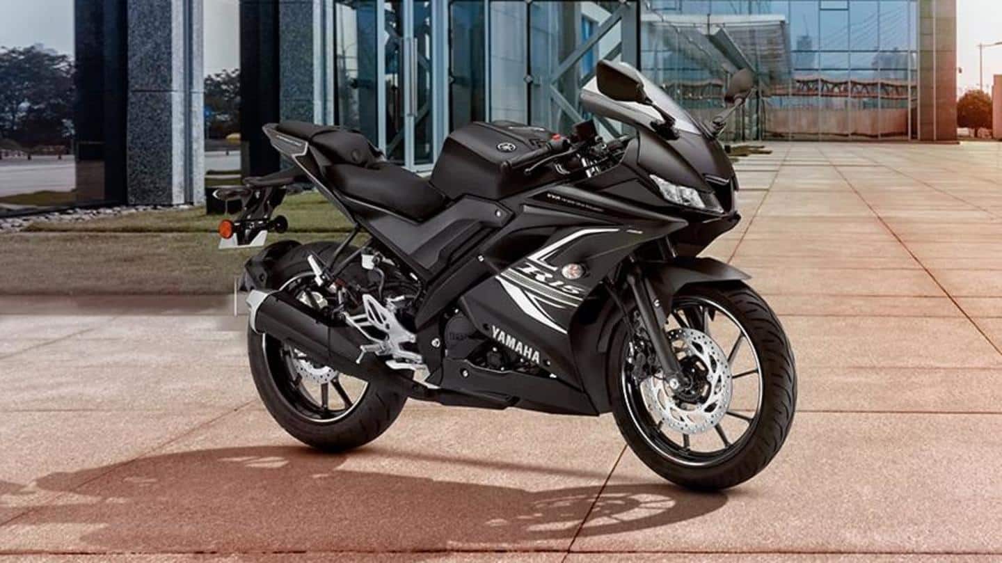 Yamaha YZF R15 V4 bike found testing; design details revealed