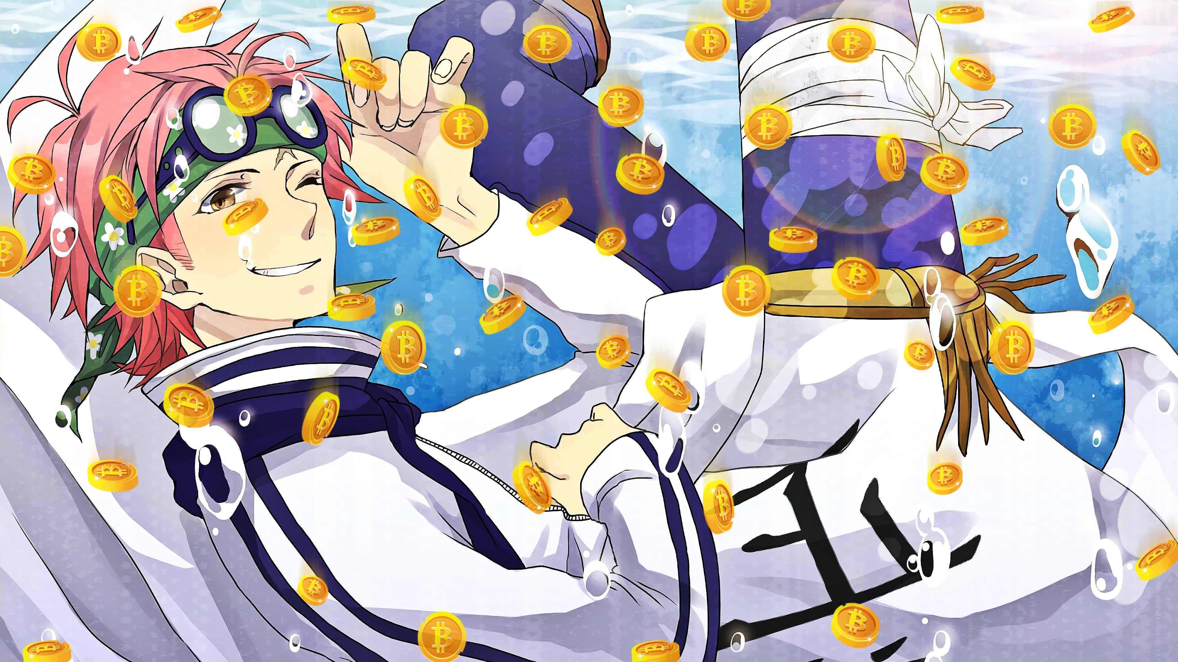 Bitcoins From Above Coby One Piece B26110 Wallpaper: BitcoinWallpaper