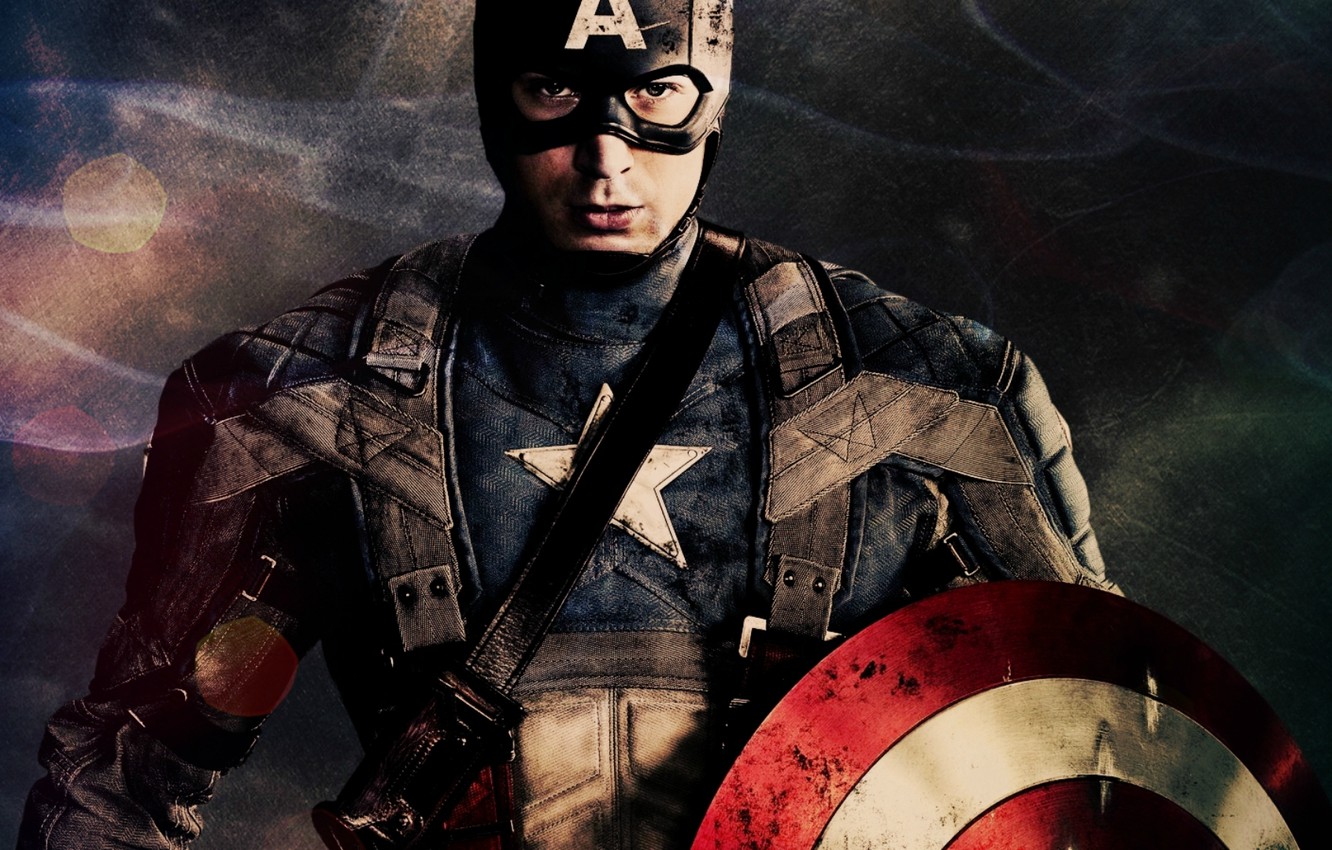 Wallpaper shield, captain america, captain America, first avenger, the first avenger, Chris Evans image for desktop, section фильмы