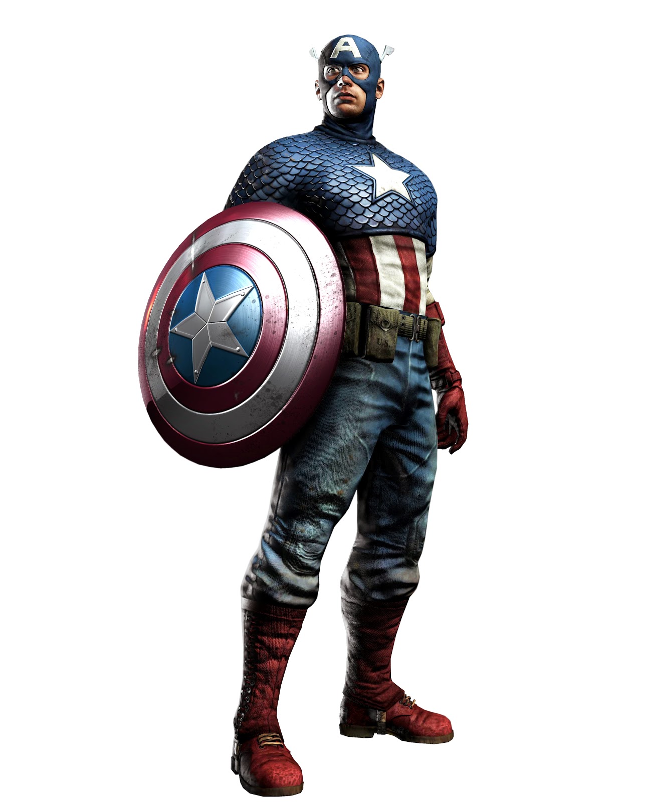 Captain America From American Comic Book