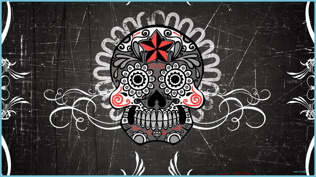 Mexican Skull Wallpaper On Art Wallpaper