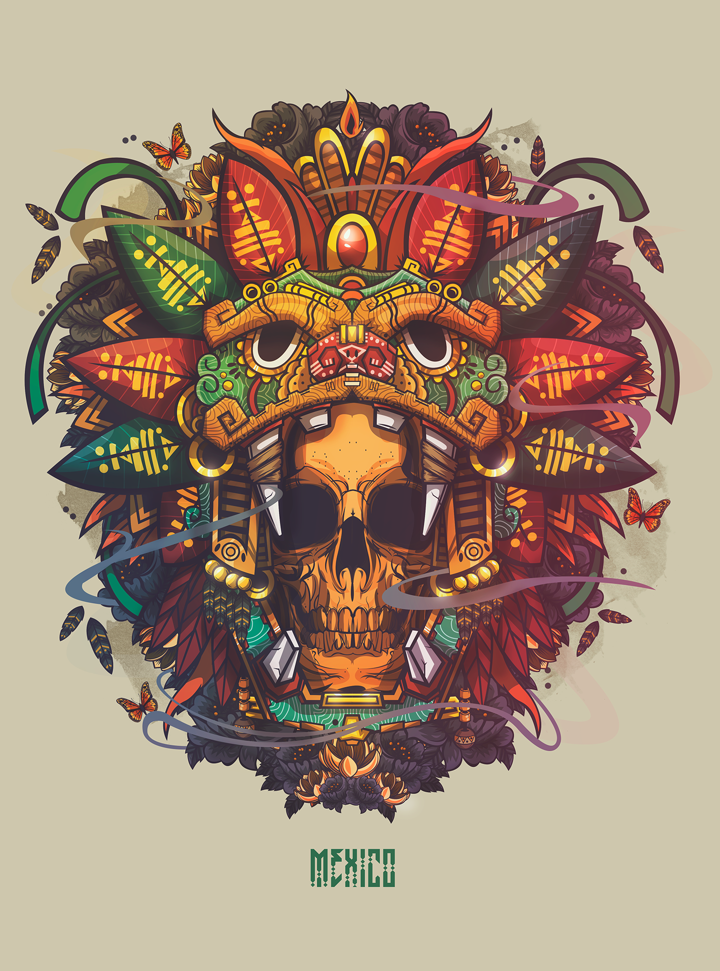 Mexican Aztec HD Wallpaper