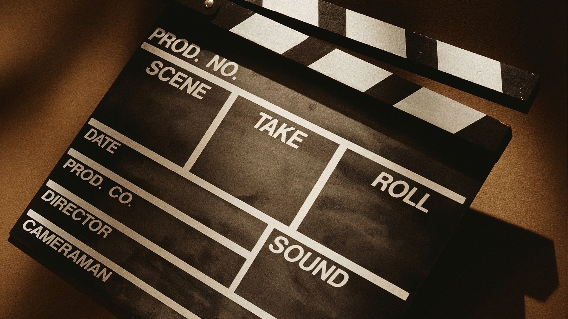 Clapperboard Movie Photo