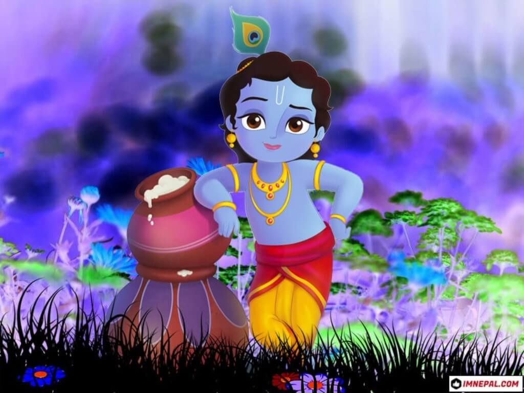 krishna animated wallpaper hd