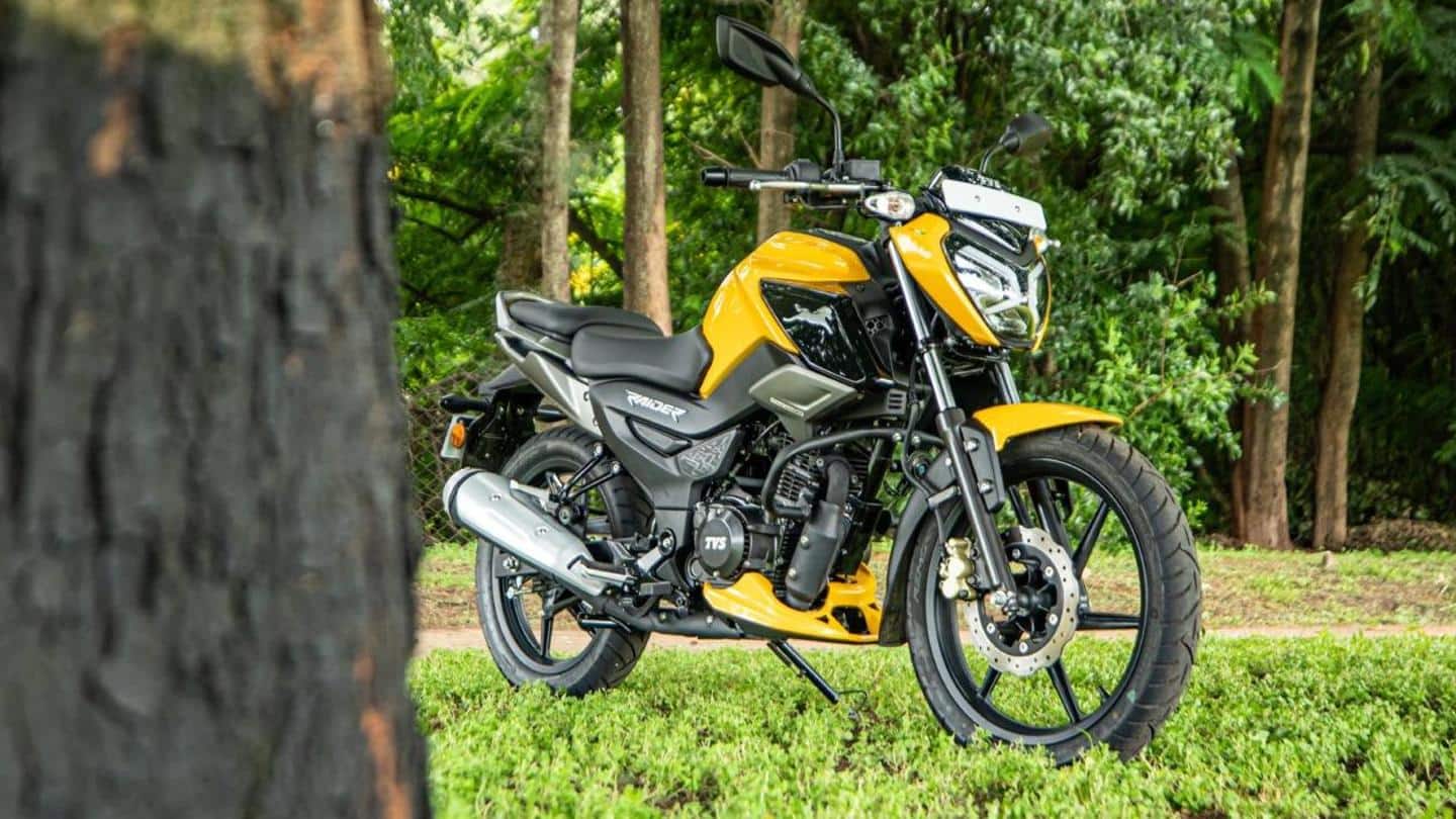 TVS Raider 125 goes official in India at Rs. 500