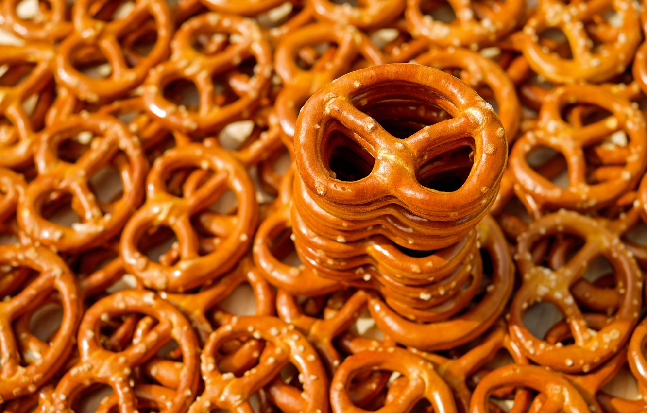 Wallpaper macro, a lot, cakes, the pretzels, pretzels image for desktop, section еда