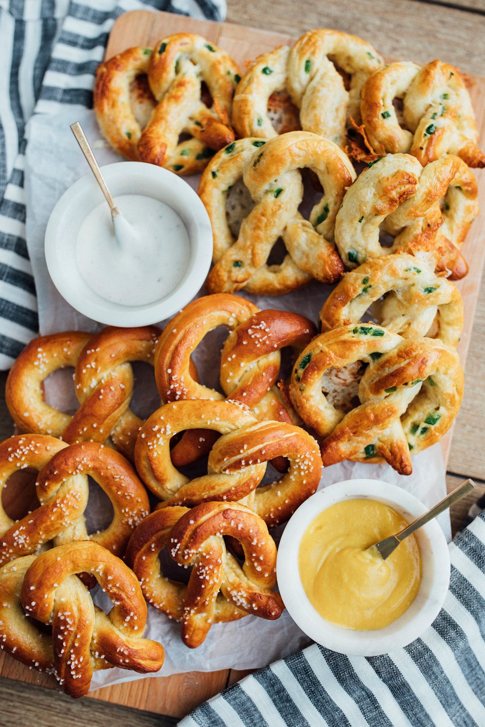 Jalapeno Cheddar Soft Pretzels