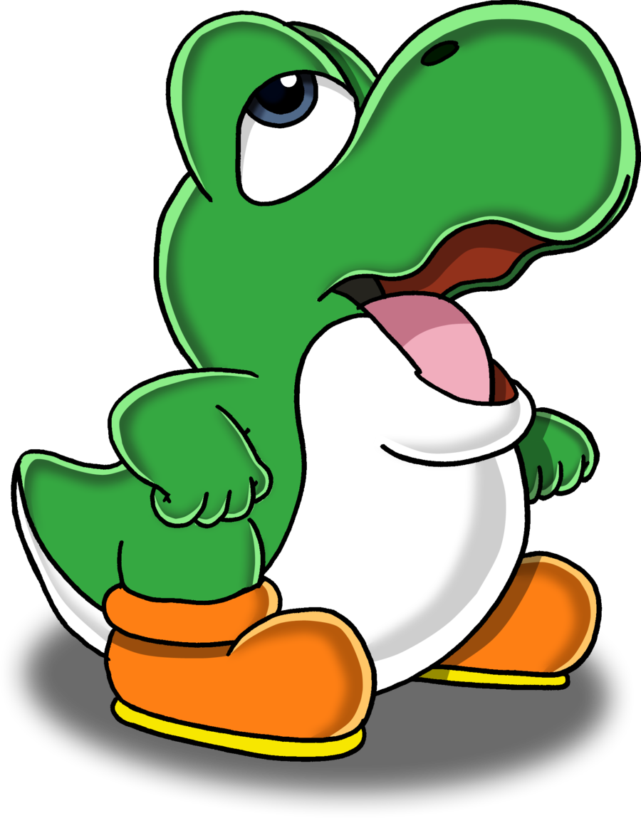 baby yoshi wii u coloring pages