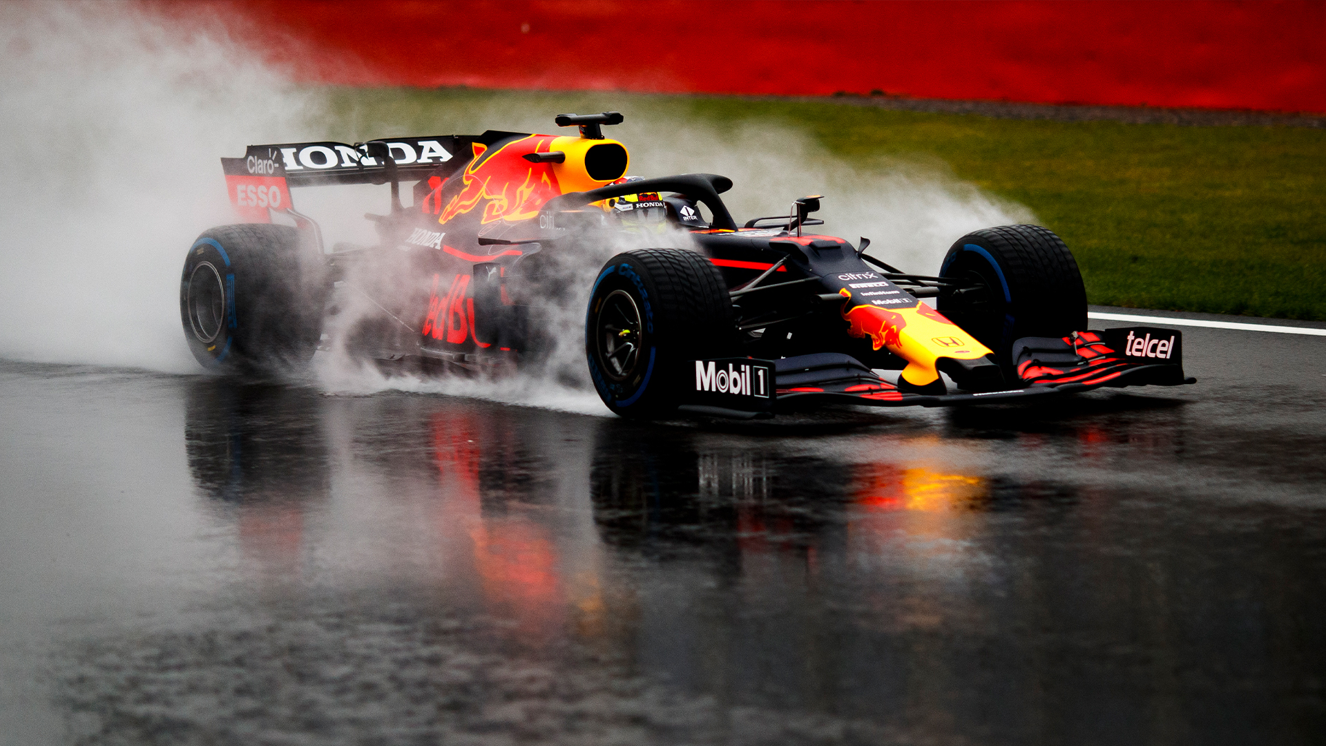 I could feel a step in overall grip and top speed.” Sergio Perez gives a review after test driving the RB16B