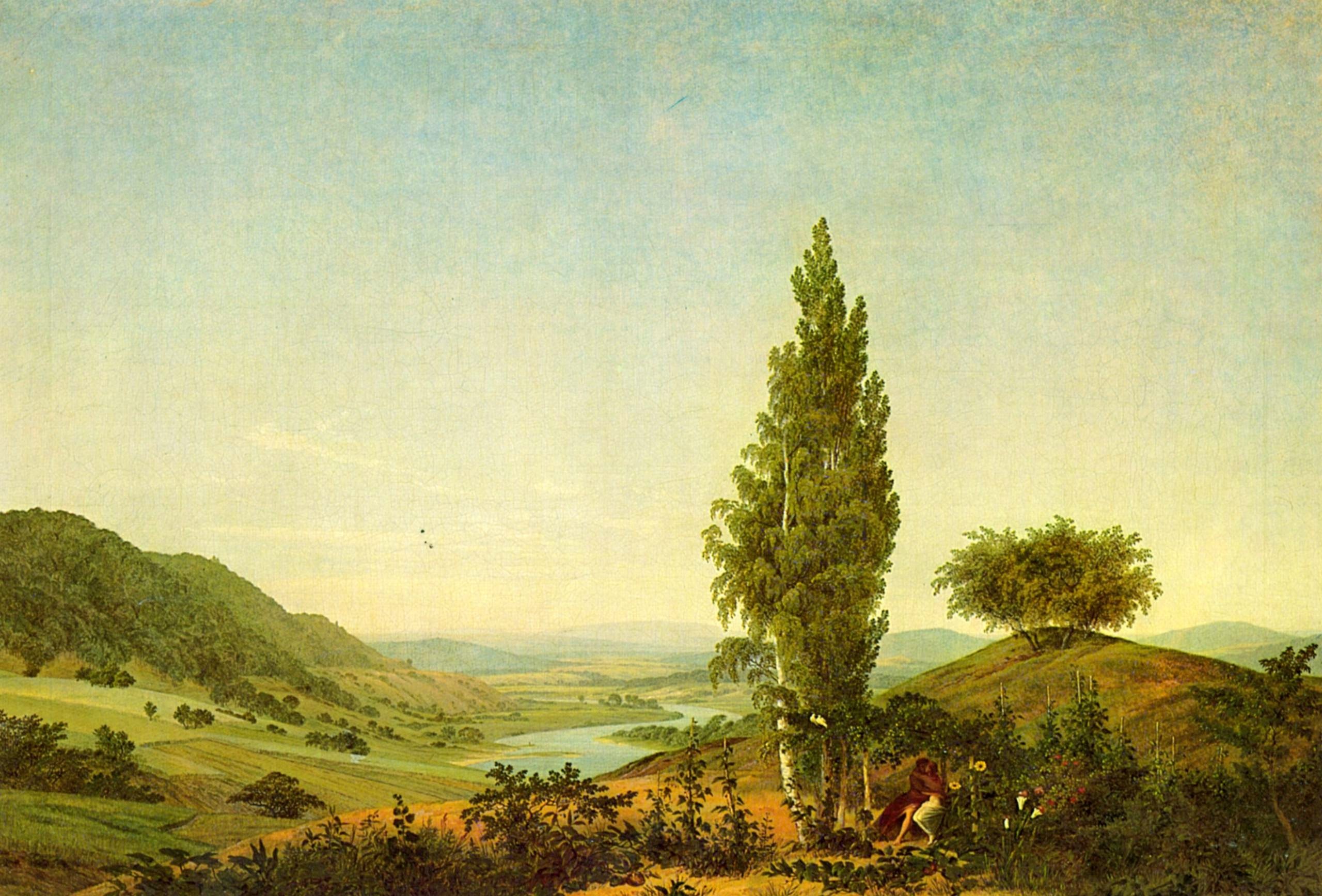 Caspar David Friedrich Sommer (Landschaft mit Liebespaar)