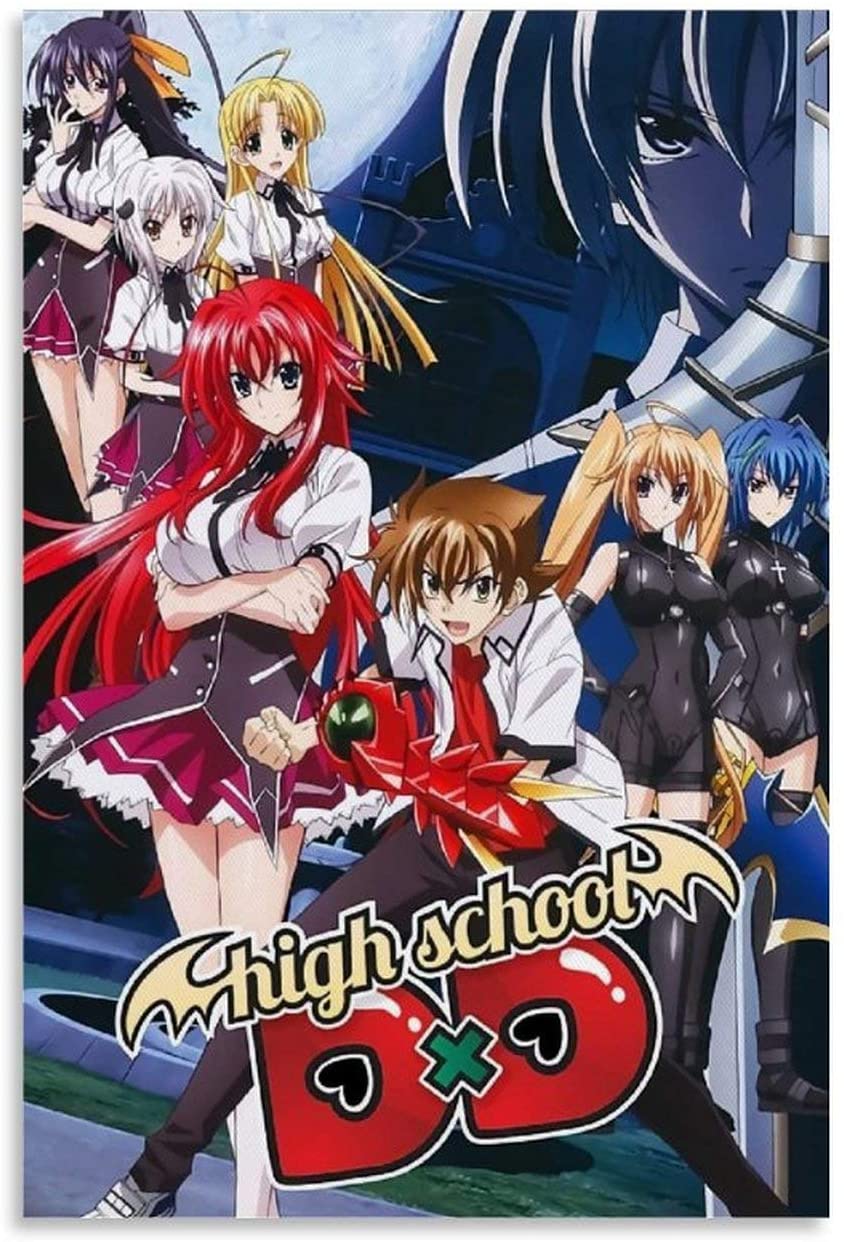 Buy Anime High School DxD Gremory Rias Himejima Akeno Hyoudou Issei Toujou Koneko Argento Asia Kiba Yuuto Poster Decorative Painting Canvas Wall Art Living Room Posters Bedroom Painting 12x18inch(30x45cm) Online in Ghana