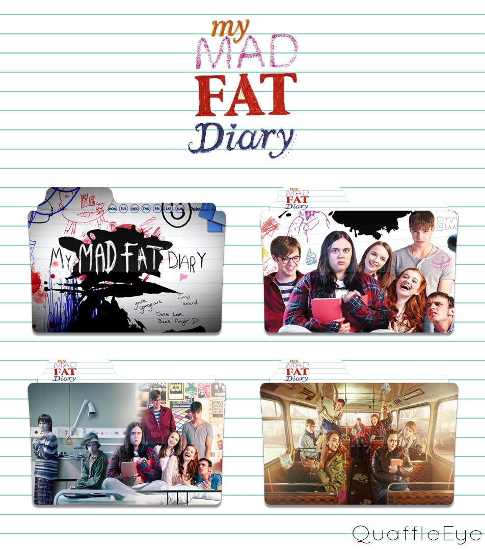 My Mad Fat Diary Icon Folder Pack