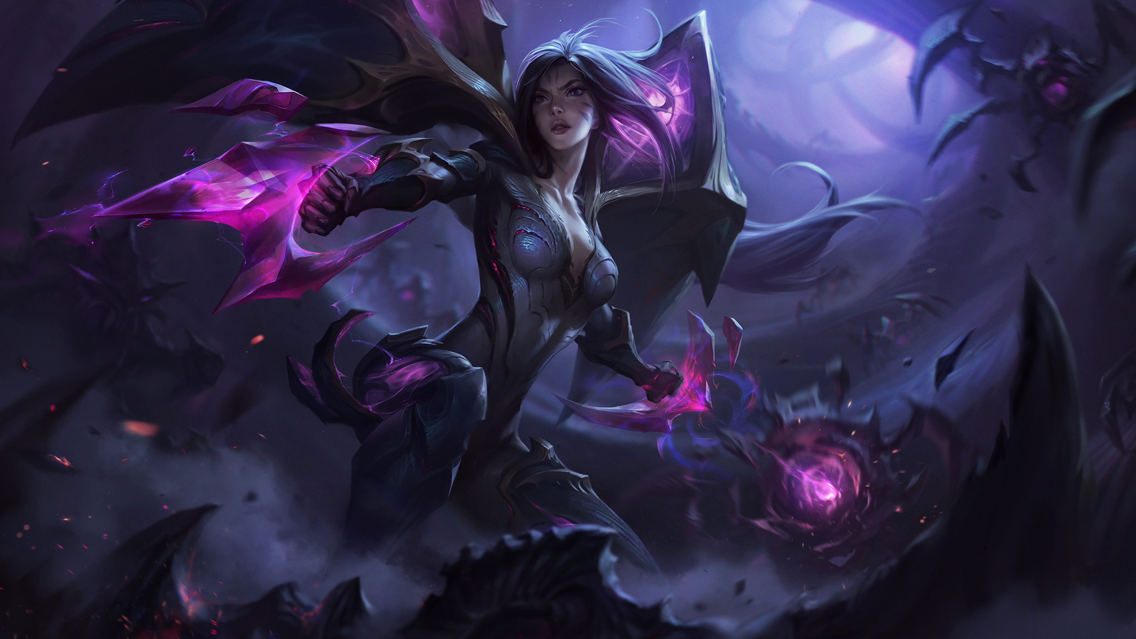Kai'Sa LoL Splash Art League of Legends 4K
