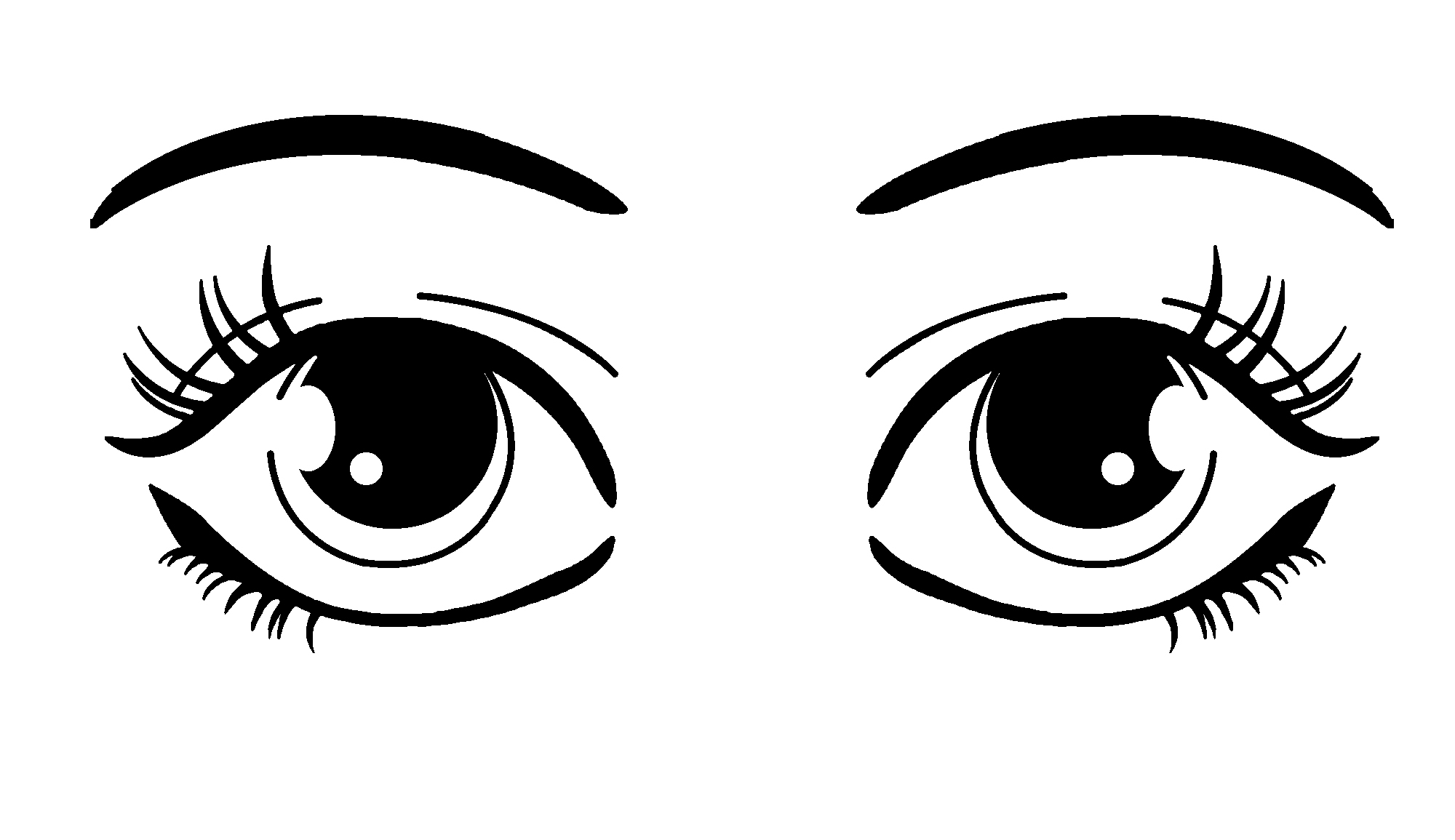 Drawings Of Eyes Clipart