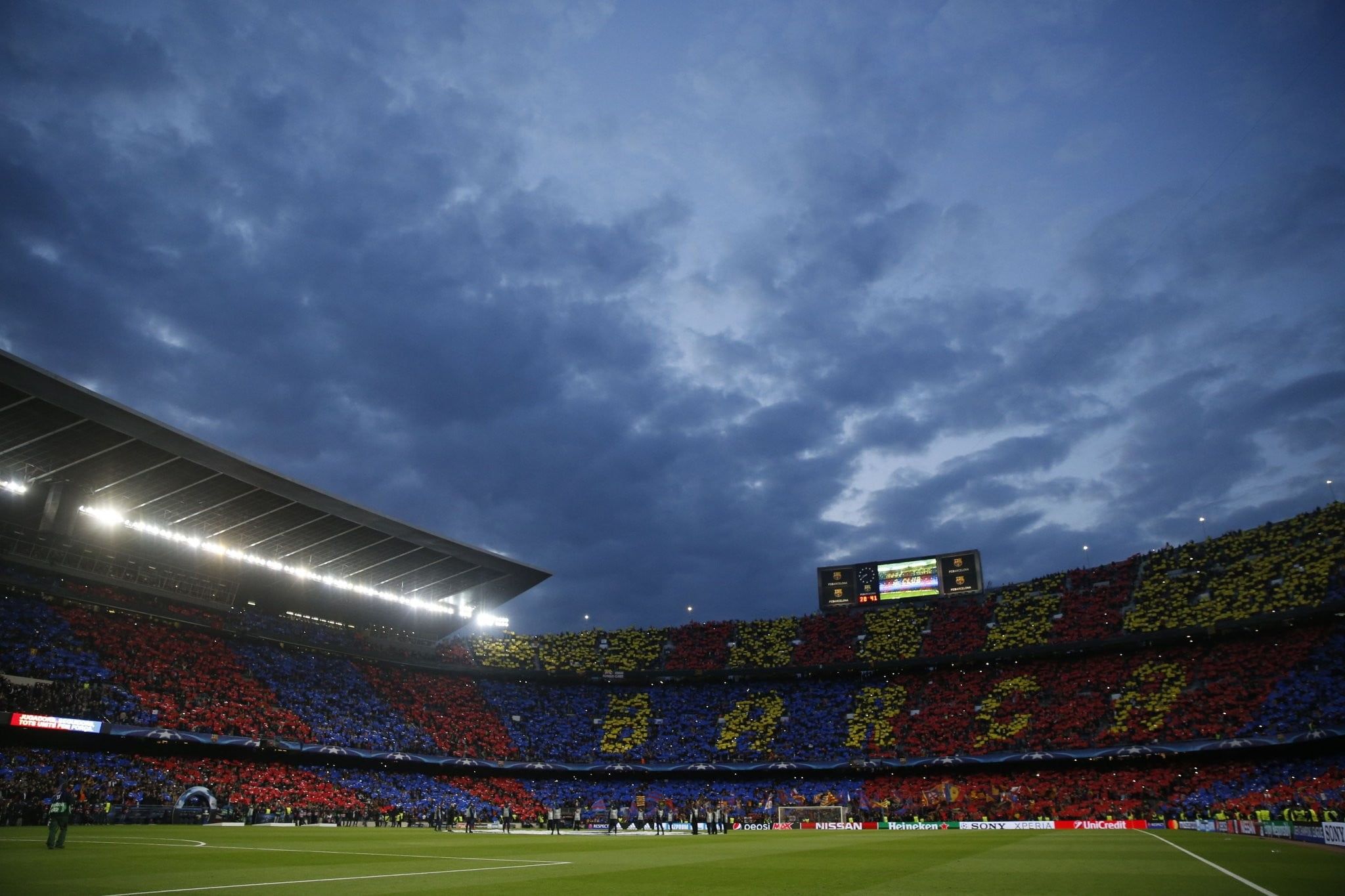 Fc Barcelona Computer Stadium Wallpapers Wallpaper Cave