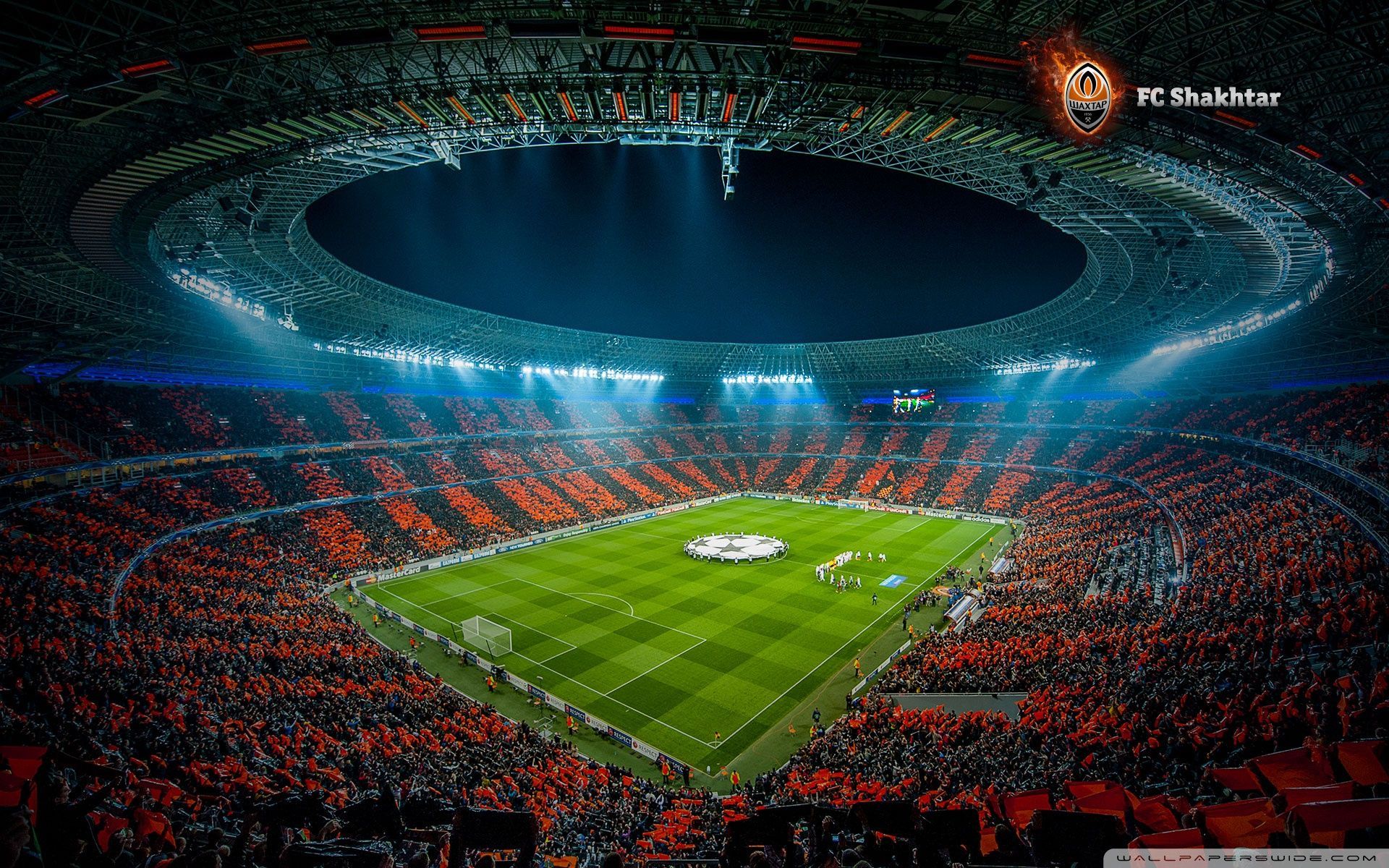 Soccer Stadium 4K Wallpaper