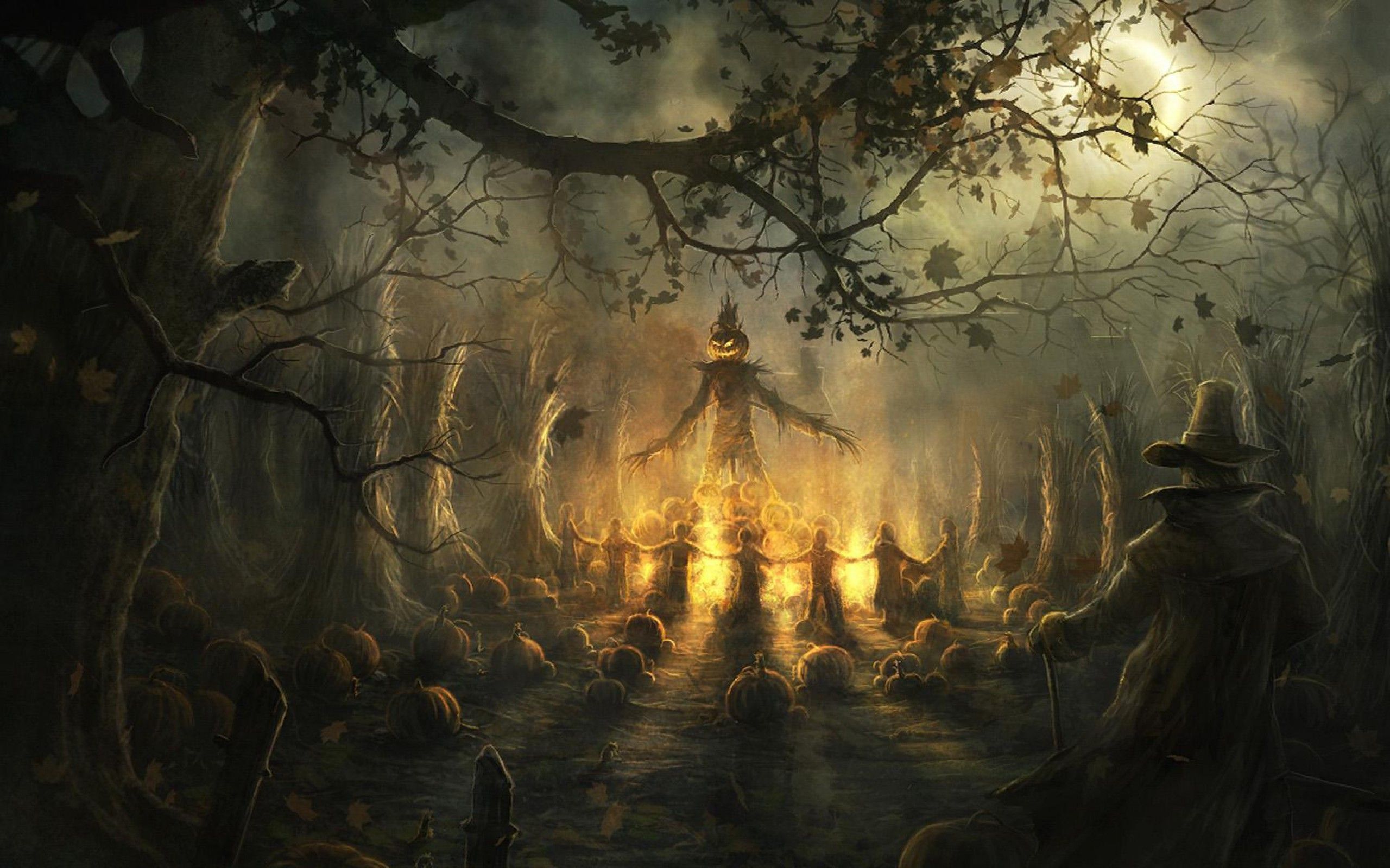 Halloween Scenery Wallpaper