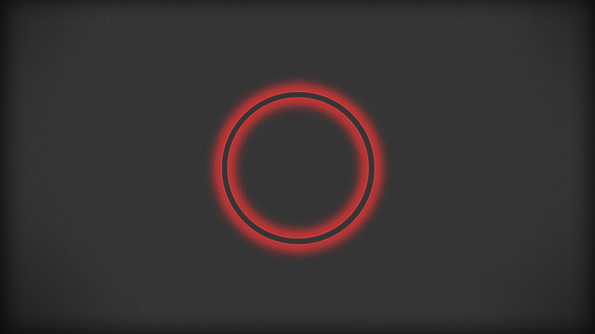 The red circle on a gray background Desktop wallpaper 1920x1080