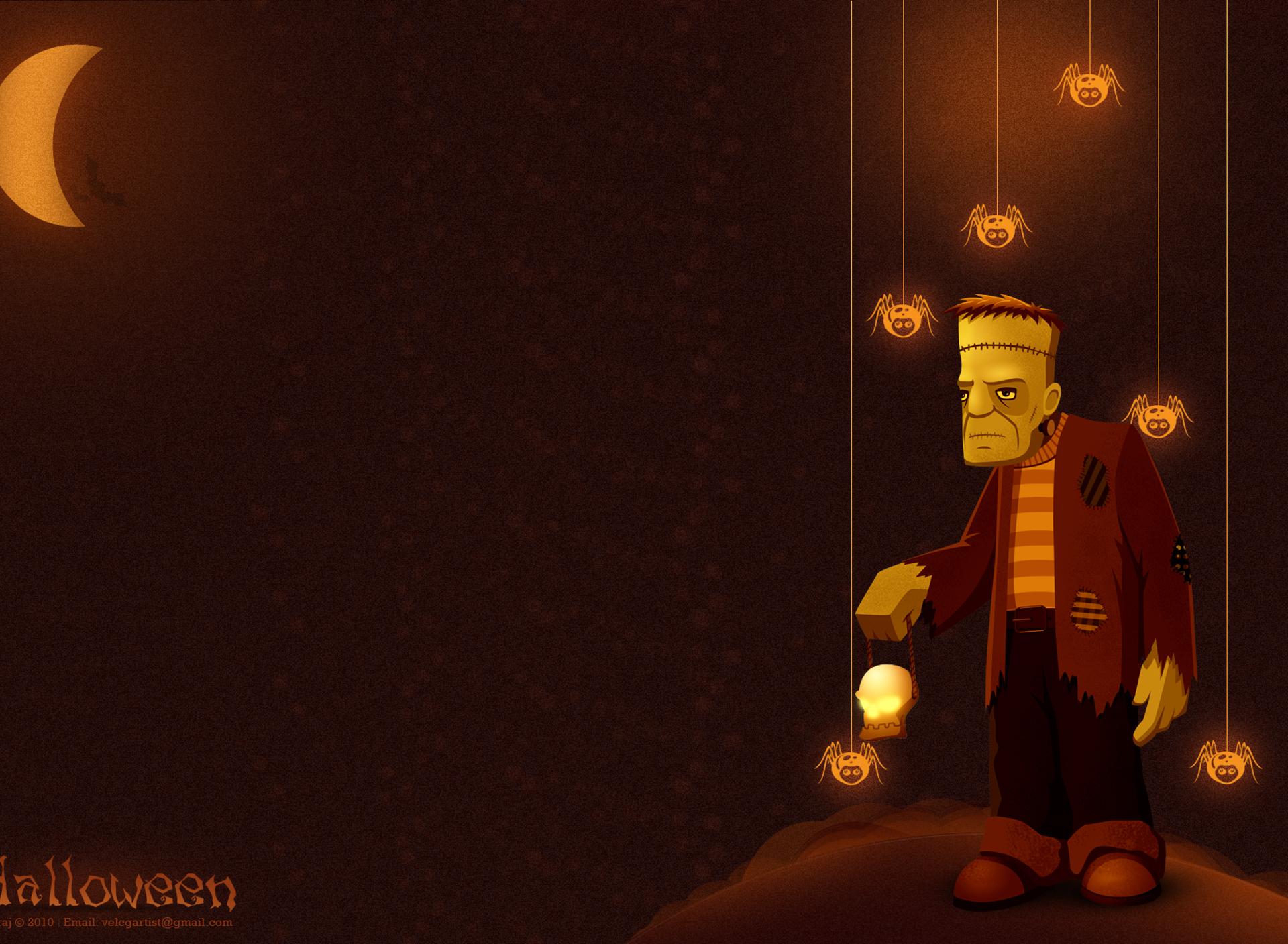 Scary mask for Halloween