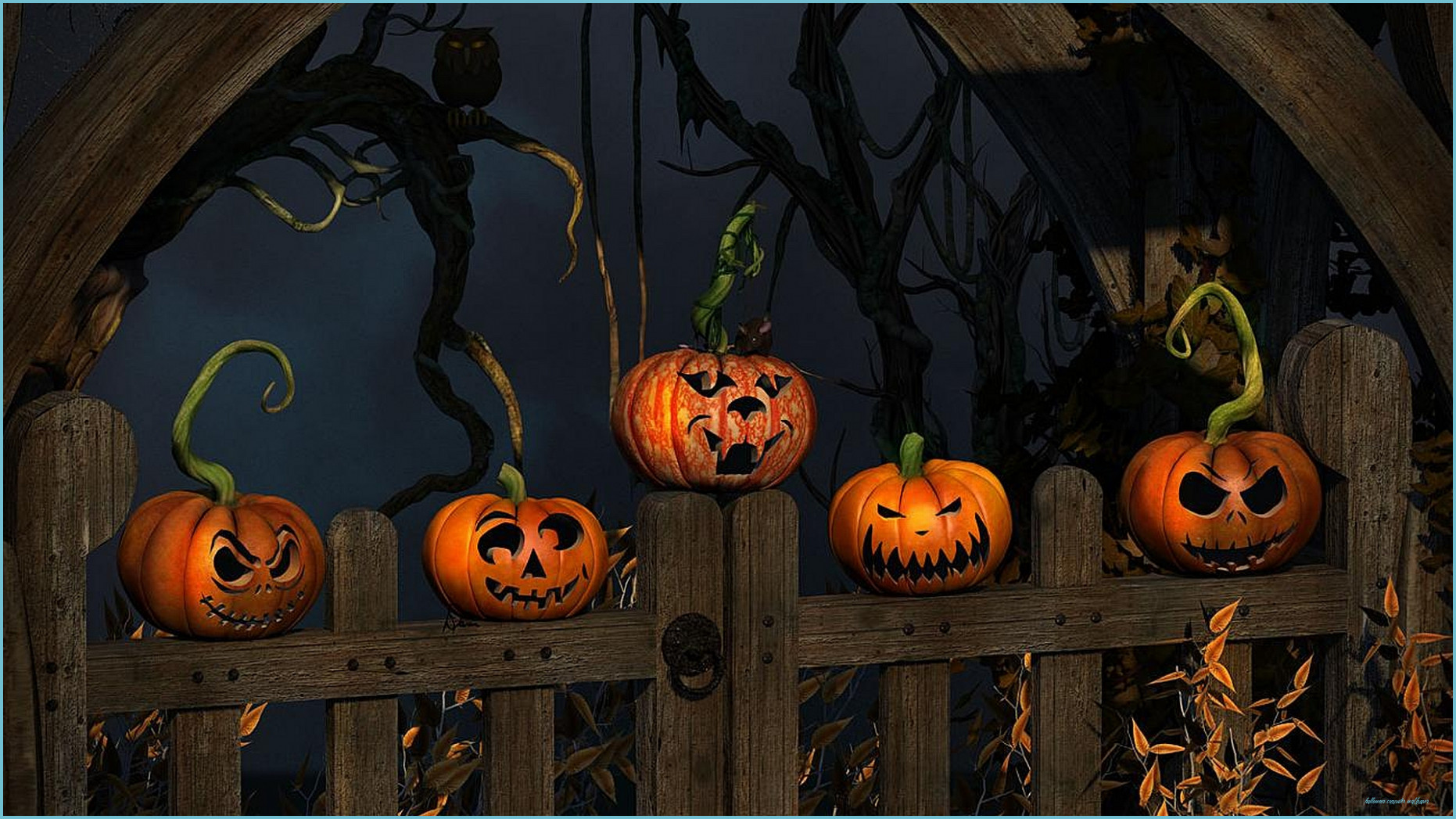 Halloween Desktop Wallpaper 12X12 On Computer Wallpaper