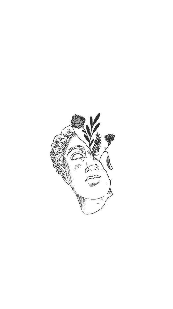 girl #art #drawing #beautiful #minimalism #mini #pencil #cute #oneline #line #architecture. Art drawings beautiful, Tattoo sketches, Tattoo drawings