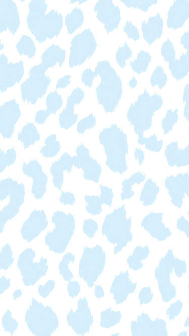 blue cheetah. Baby blue wallpaper, Blue aesthetic pastel, Phone wallpaper image