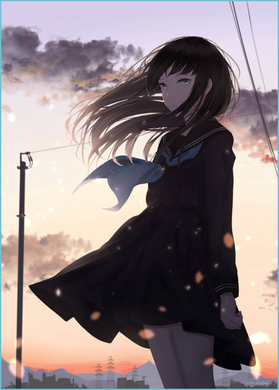 Anime Depressed Girls Wallpaper Anime Girl Wallpaper