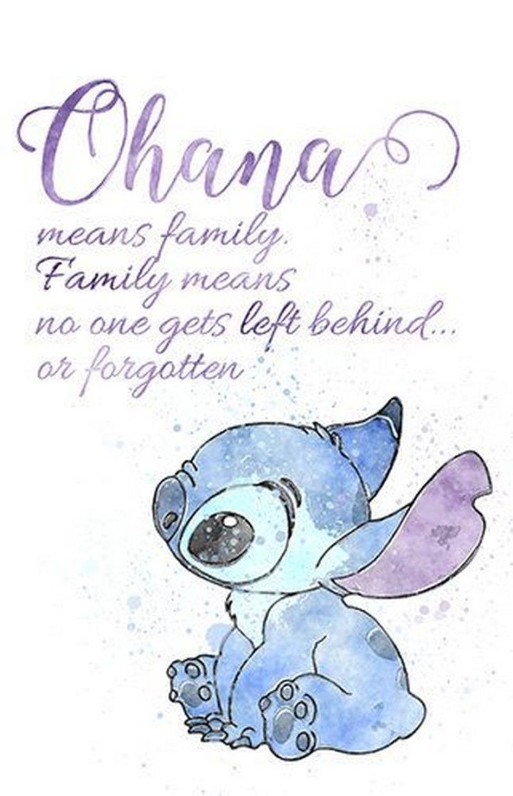 Inspirational Disney Quotes About Life, Love, and Family for 2020. Inspirational quotes disney, Stitch disney, Lilo and stitch quotes