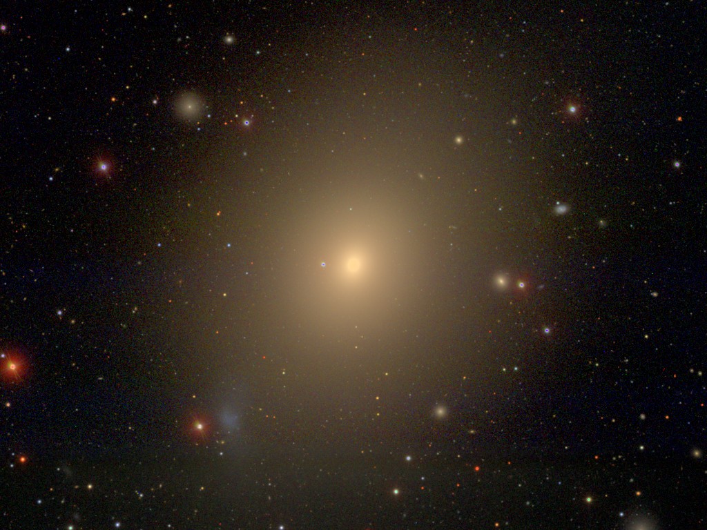 Messier an elliptical galaxy in Virgo. Anne's Astronomy News